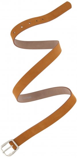 Ulla Popken Soft Suede Belt Brown - Ceintures femme - 