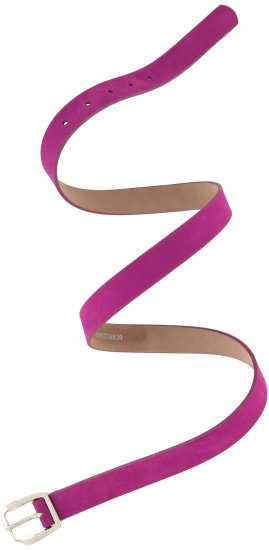 Ulla Popken Soft Suede Belt Purple - Ceintures femme - 