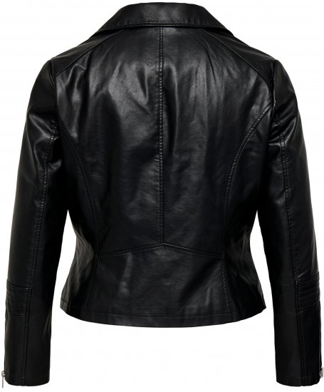 Only Carmakoma Emmy Biker Jacket Black - Vestes en cuir - 