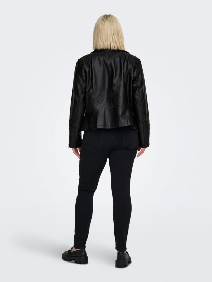 Only Carmakoma Emmy Biker Jacket Black - Vestes en cuir - 