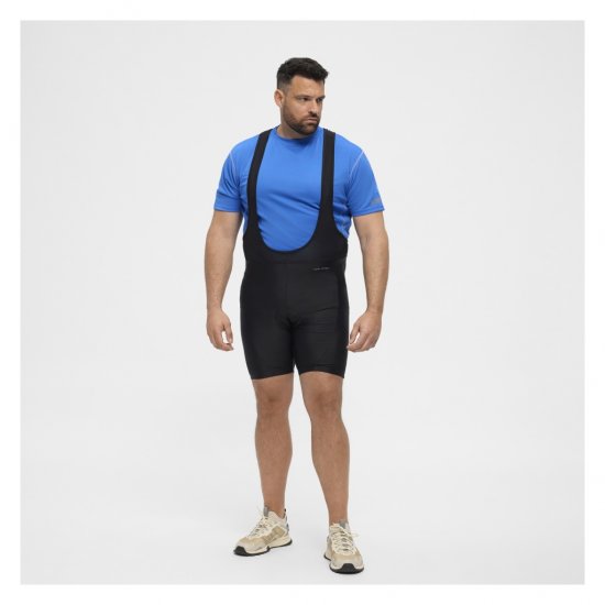 North Latitude Sport Bike Shorts With Suspenders Black - Vêtements de cyclisme - 