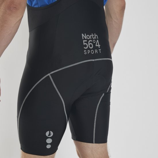 North Latitude Bike Shorts With Suspenders Black TALL - Sport & outdoor - Vêtements de sport grande taille 