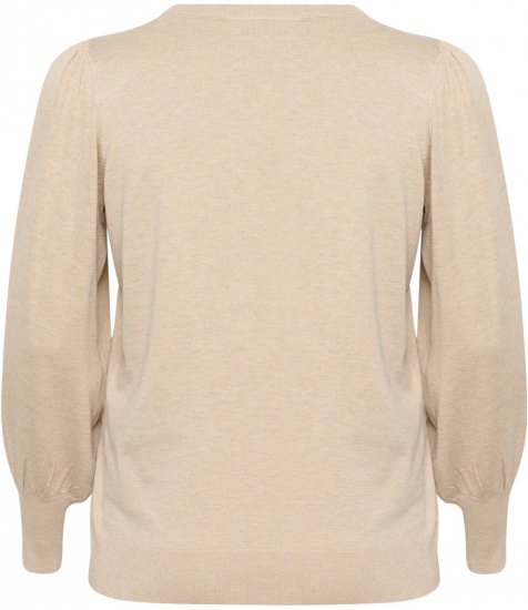 Kaffe Curve Lizzy Pull à manches longues Beige - Pulls et mailles - 