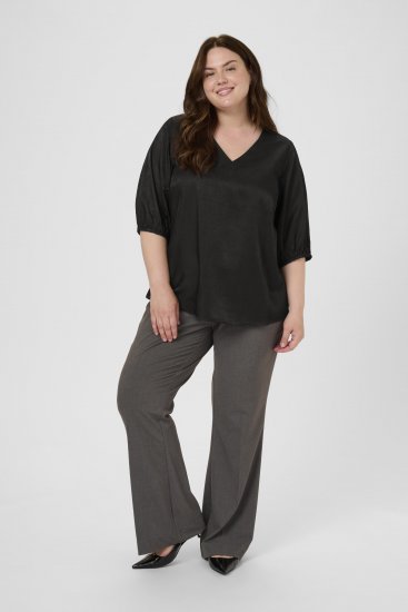 Kaffe Curve Ada Blouse Black - Chemisiers - 