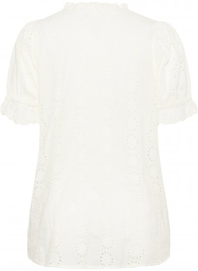 Kaffe Curve Dina Blouse White - Chemisiers - 
