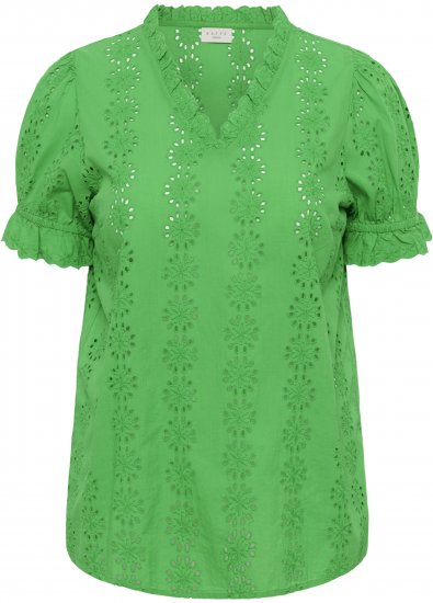 Kaffe Curve Dina Blouse Bright Green - Chemisiers - 