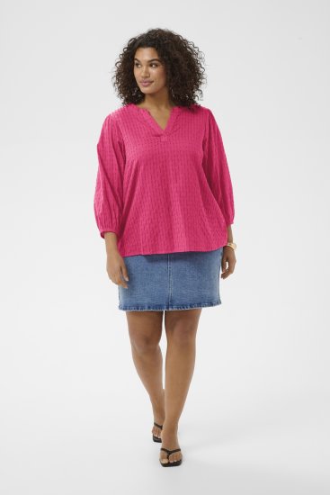Kaffe Curve Thea Blouse Beetroot Purple - Chemisiers - 