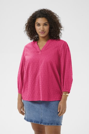 Kaffe Curve Thea Blouse Beetroot Purple - Chemisiers - 