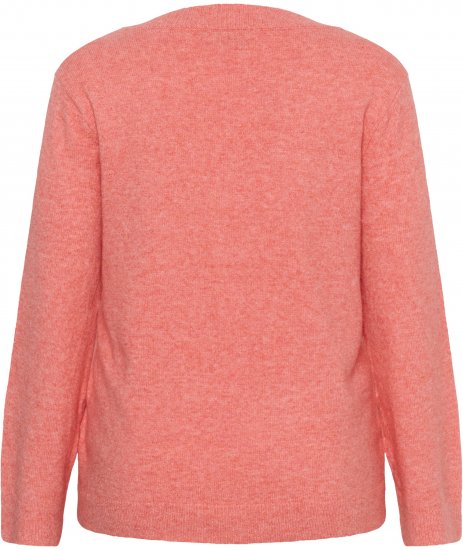 Kaffe Curve Jilanda V-Neck Pullover Red - Pulls et mailles - 