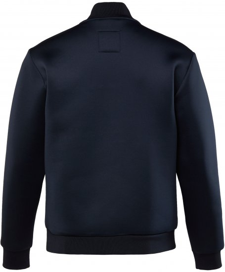 JP1880 College Jacket Scuba Fabric with Zipper Navy - Vestes - Vestes Homme Grandes Tailles