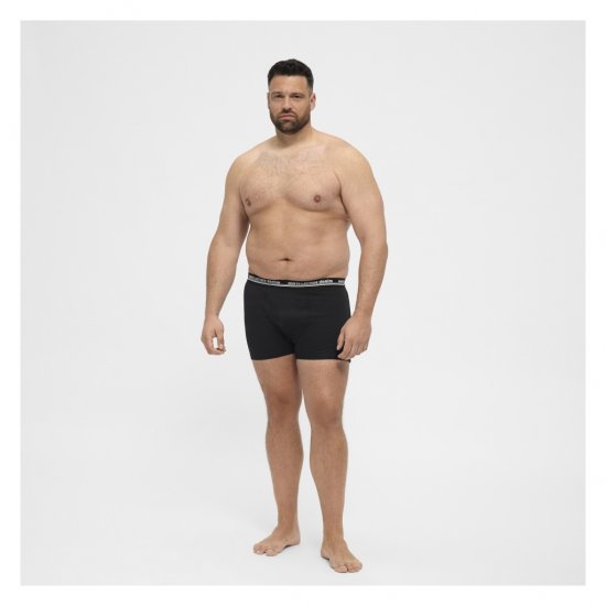 North Latitude 5-Pack Boxershorts Black - Boxers - Caleçons grande taille