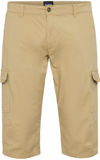 North Latitude 51136 Capri Shorts Beige - Shorts - Shorts hommes grande taille