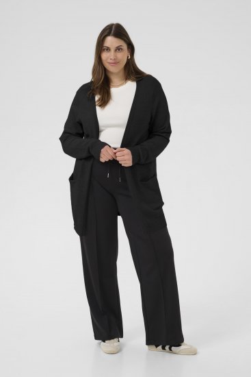 Kaffe Curve Alianna Knit Cardigan Black Deep - Cardigans - 