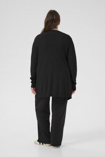 Kaffe Curve Alianna Knit Cardigan Black Deep - Cardigans - 