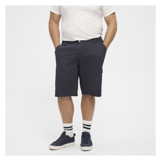 North Latitude Cargo Shorts Navy Blue - Shorts - Shorts hommes grande taille