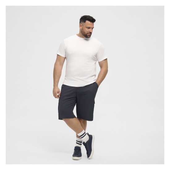 North Latitude Cargo Shorts Navy Blue - Shorts - Shorts hommes grande taille