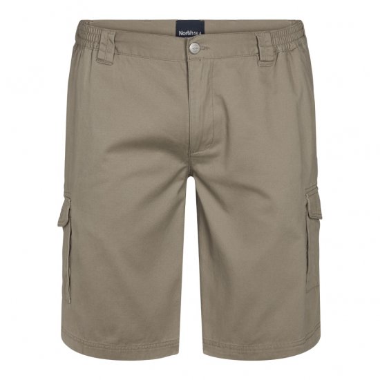 North Latitude Cargo Shorts Sand - Shorts - Shorts hommes grande taille