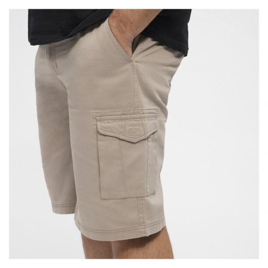 North Latitude Cargo Shorts Sand - Shorts - Shorts hommes grande taille
