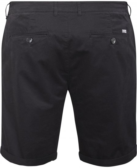 North Latitude 61147 Short Chino Noir - Shorts - Shorts hommes grande taille