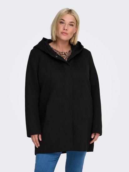 Only Carmakoma Sedona Light Coat Black - Manteaux d’hiver - 
