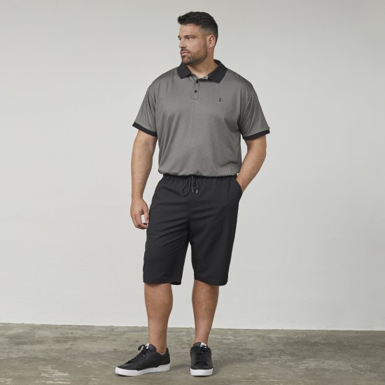 North Latitude 61146 Short Classique Coupe Confort Noir - Pantalons/shorts de survêtement - Survêtement/jogging grandes tailles