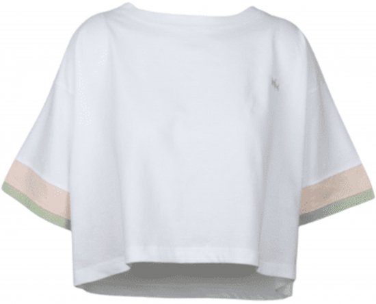 Nora Mikken AGNES Crop Top White - T-shirts - 