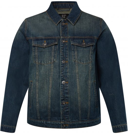 JP1880 Denim Jacket Dark Blue Denim - Vestes - Vestes Homme Grandes Tailles