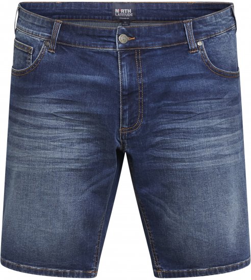 North Latitude 61156 Ringo Short En Denim Denim - Shorts - Shorts hommes grande taille