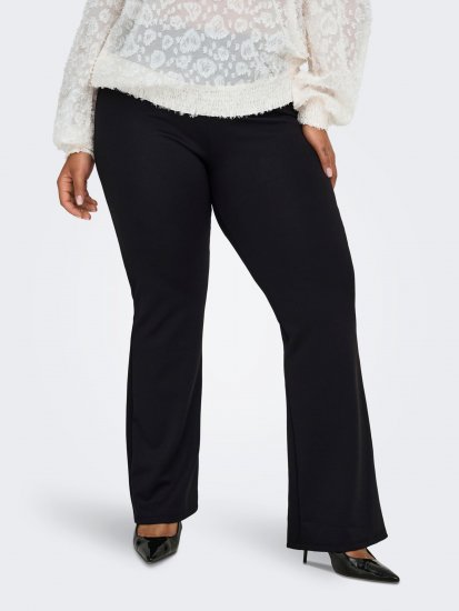 Only Carmakoma Pever Flared Pants Black - Pantalons - 