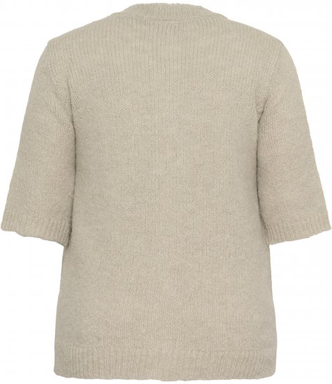 Kaffe Curve Emilia Cardigan Feather Grey Melange - Cardigans - 