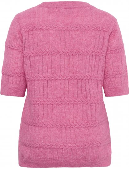 Kaffe Curve Minia Pullover Pink Power Melange - Pulls en maille - 