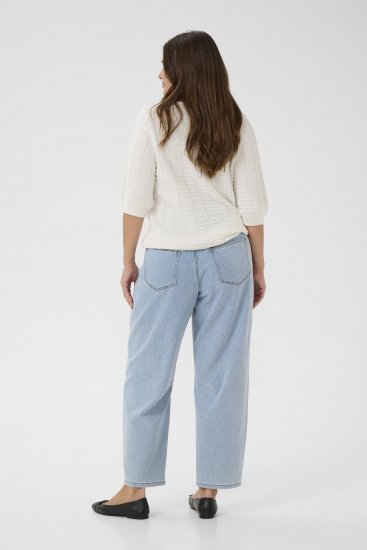 Kaffe Curve Lotia Pullover Chalk - Pulls en maille - 
