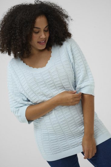 Kaffe Curve Lotia Pullover Nantucket Breeze Blue - Pulls en maille - 