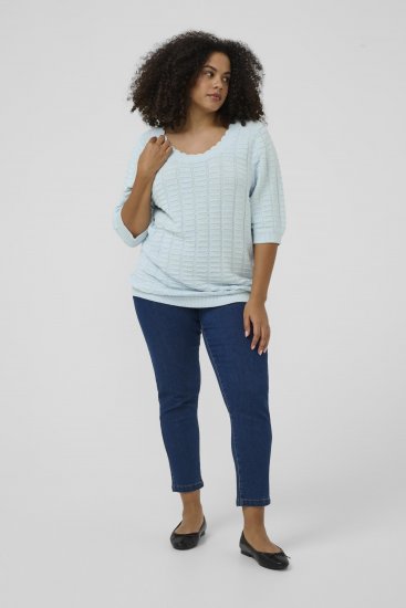 Kaffe Curve Lotia Pullover Nantucket Breeze Blue - Pulls en maille - 