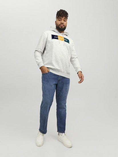 Jack & Jones Codyy Hoodie White - Sweatshirts & hoodies - Sweatshirts/Hoodies grande taille homme