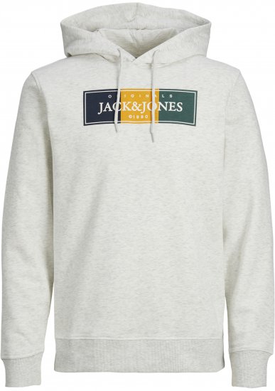Jack & Jones Codyy Hoodie White - Sweatshirts & hoodies - Sweatshirts/Hoodies grande taille homme