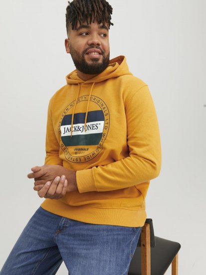 Jack & Jones Codyy Hoodie Yellow - Sweatshirts & hoodies - Sweatshirts/Hoodies grande taille homme