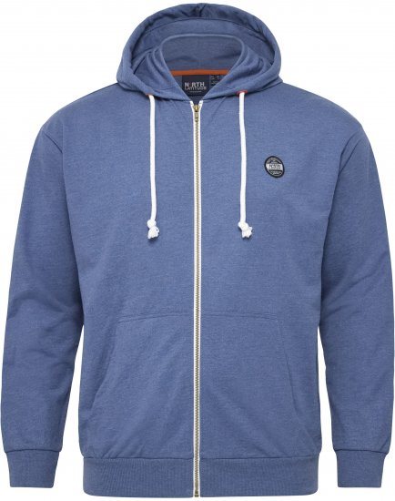 North Latitude Cardigan Hoodie Blue - Sweatshirts & hoodies - Sweatshirts/Hoodies grande taille homme