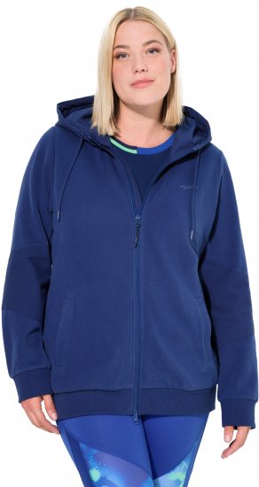 Ulla Popken Athletic Department Hoodie Navy - Sweatshirts & hoodies - 
