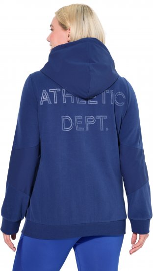 Ulla Popken Athletic Department Hoodie Navy - Sweatshirts & hoodies - 