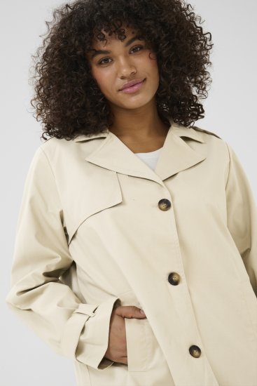 Kaffe Curve Tricia Veste Gris plume - Vestes & Manteaux - 