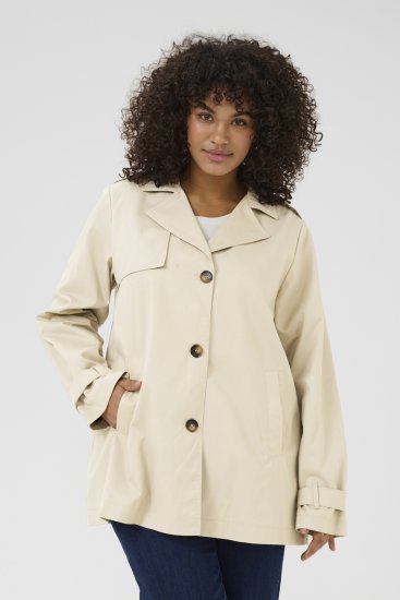 Kaffe Curve Tricia Veste Gris plume - Vestes & Manteaux - 
