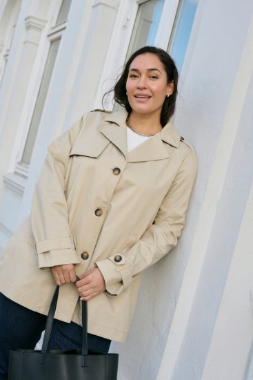 Kaffe Curve Tricia Veste Gris plume - Vestes & Manteaux - 