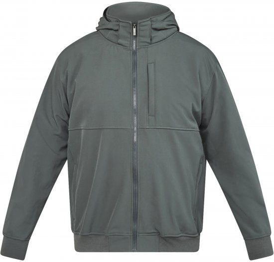 North Latitude 61301 Veste Softshell avec Capuche Amovible Vert Foncé - Vestes - Vestes Homme Grandes Tailles