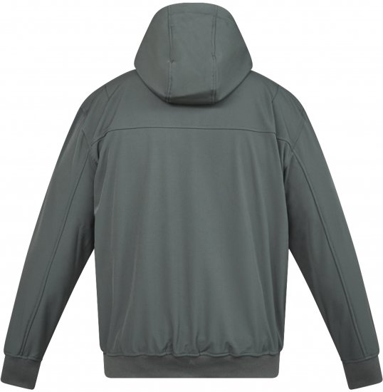 North Latitude 61301 Veste Softshell avec Capuche Amovible Vert Foncé - Vestes - Vestes Homme Grandes Tailles
