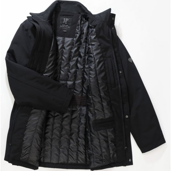 JP1880 Jacket Business Waterproof Windproof Black TALL - VÊTEMENTS HOMME MT-6XLT - Vêtements Tall Homme