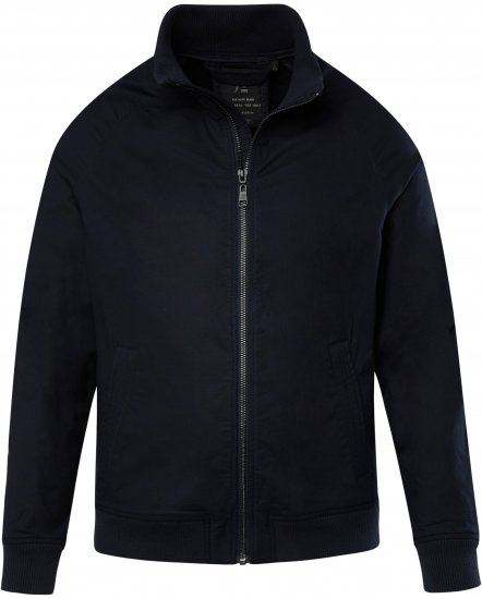 JP1880 Blouson Jacket FLEXNAMIC with Stand-up Collar Navy - Vestes - Vestes Homme Grandes Tailles