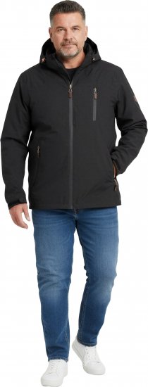 Dobsom Minnesota Veste Coupe-Vent et Imperméable Noire - Sport & outdoor - Vêtements de sport grande taille 