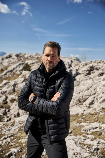 Jay-Pi Jacket Lightly Quilted Warm Black - Vestes - Vestes Homme Grandes Tailles