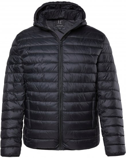Jay-Pi Jacket Lightly Quilted Warm Black - Vestes - Vestes Homme Grandes Tailles